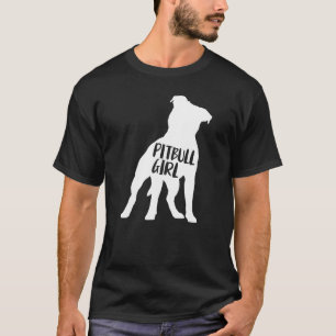 Pitbull Girl Funny Pitbull Dog Lover T-Shirt