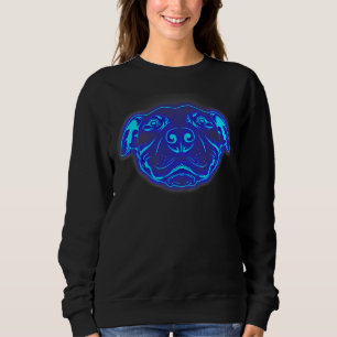 Pitbull Glow Face Sweatshirt
