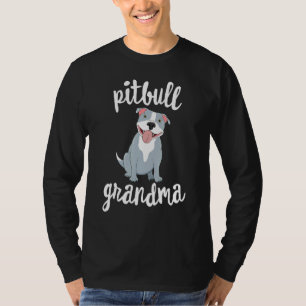 Pitbull Grandma Pawma Dog Grandparents Grand Maw T-Shirt