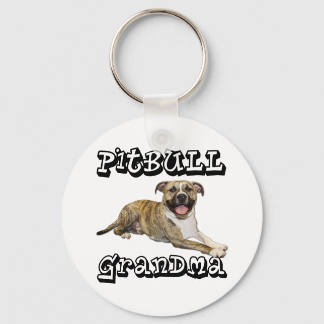 PitBull Grandma - Tigger Key Ring (Front)