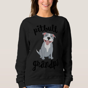Pitbull Grandpa Pawpa Dog Grandparents Grand Paw Sweatshirt