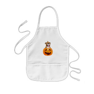 Pitbull Halloween Kids Apron