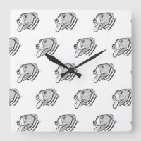 pitbull hand drawn photo dog animal lover poster
