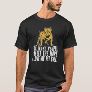 Pitbull Humour Dog Breed Pitbull Ban T-Shirt