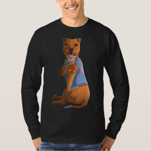 Pitbull I Love Mum Tattoo Dog   Mother's Day  1 T-Shirt