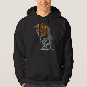 Pitbull Image Rising Like The Phoenix Hoodie