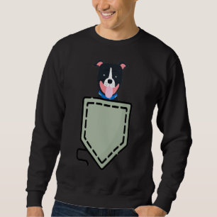 Pitbull In Pocket Sweatshirt