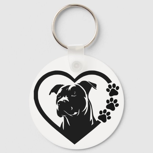 Pitbull Key Ring (Front)