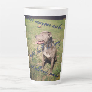 Pitbull Latte Mug