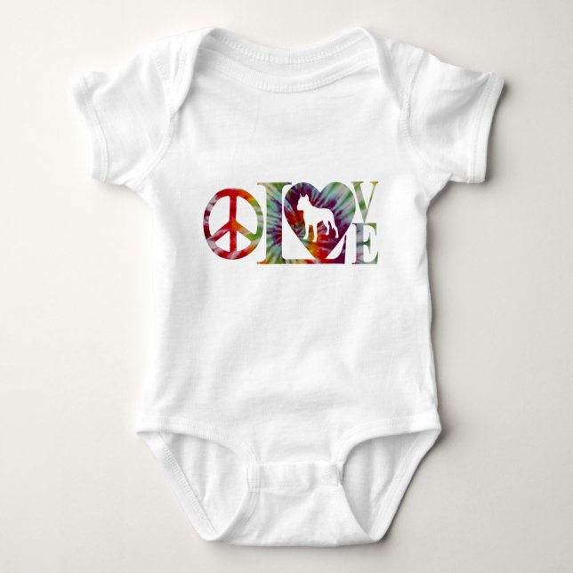 PITBULL LOVE BABY BODYSUIT (Front)