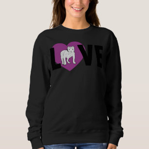 Pitbull Love Fitted Sweatshirt