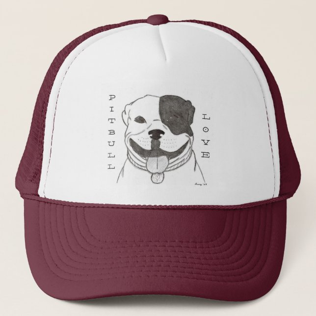 Pitbull Love Hat (Front)