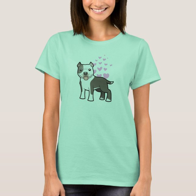 Pitbull Love T-Shirt (Front)