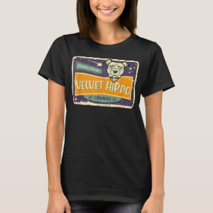 Pitbull Lover Velvet Hippo Pittie Party Dog Mum Gi T-Shirt