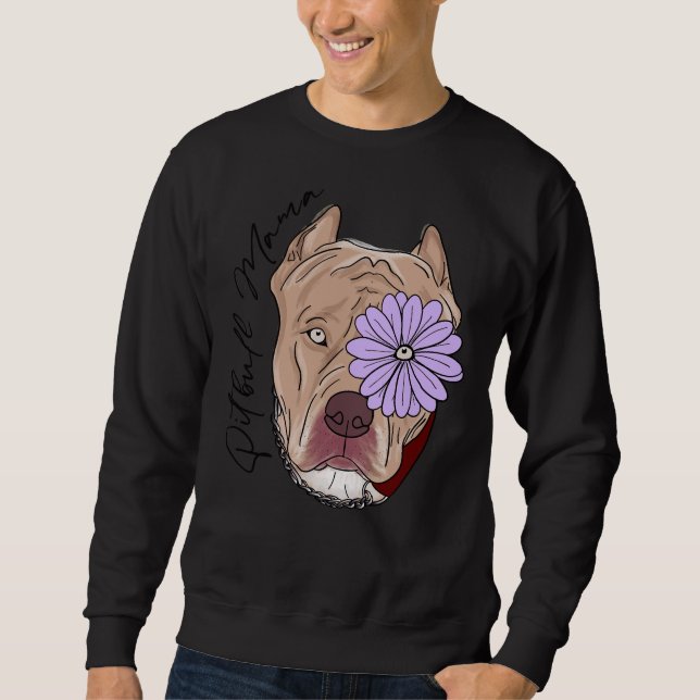 Pitbull Mama       Sweatshirt (Front)