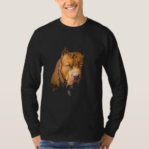 Pitbull Mom Dad Casual Graphics Design T-Shirt