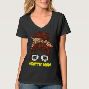 Pitbull Mom Rottie Mom T-Shirt