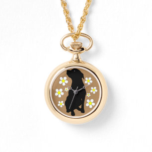 Pitbull Momma Womens Gold Wrap Watch