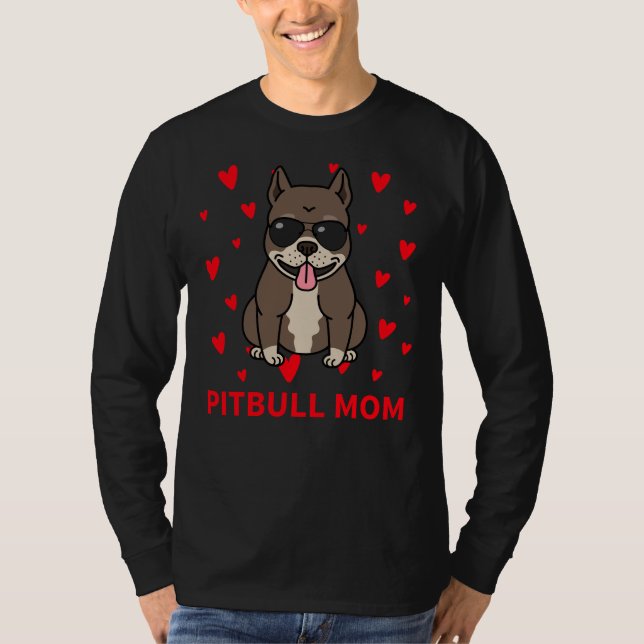 Pitbull Mum 332 T-Shirt (Front)
