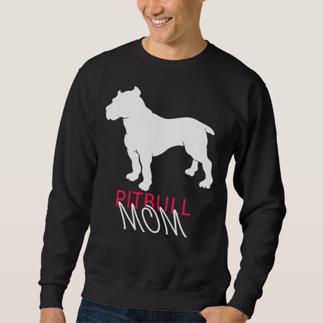 Pitbull Mum  51 Sweatshirt (Front)