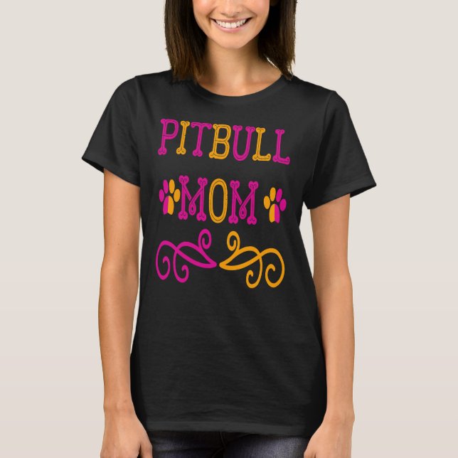 Pitbull Mum Essential 87 T-Shirt (Front)