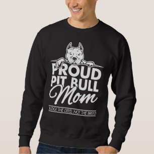 Pitbull Mum Fitted Scoop Sweatshirt