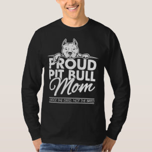 Pitbull Mum Fitted Scoop T-Shirt