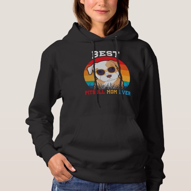 Pitbull Mum            Hoodie (Front)