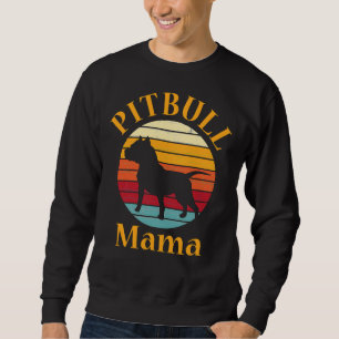 Pitbull Mum  Pit Bull Mama Pittie Pitty Cute Dog L Sweatshirt