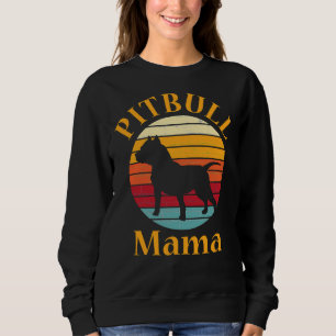 Pitbull Mum Pit Bull Mama Pittie Pitty Cute Dog L Sweatshirt