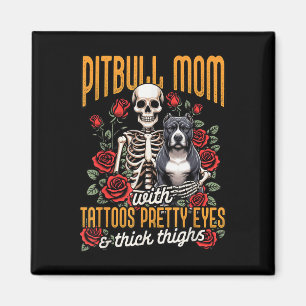 Pitbull Mum Pittie Mum Dog Mum Pitbull Mum With Ta Magnet