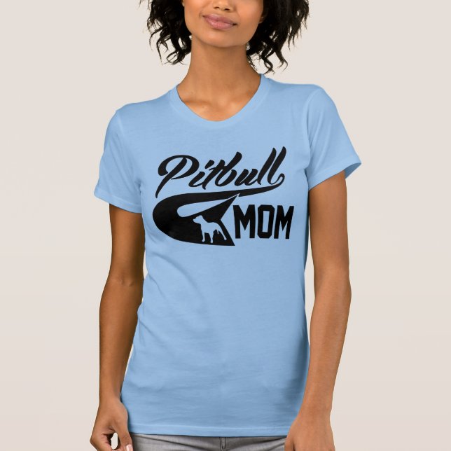 Pitbull Mum T-Shirt (Front)