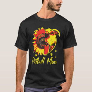 Pitbull Mum Terrier Pibble Dog  Owner Mummy T-Shirt
