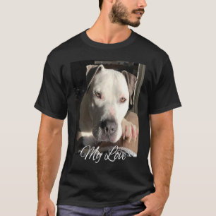Pitbull My Love Gorgeous Handsome Pittie T-Shirt