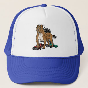 Pitbull Over LA Trucker Hat