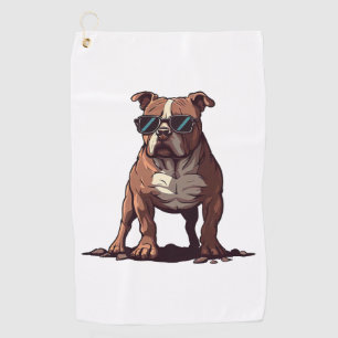 Pitbull Owner Gifts Golf Towel