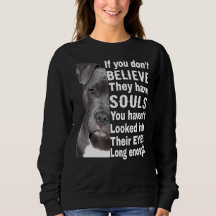 Pitbull Owner Soul Pitbull I Love Pitbull For Dog  Sweatshirt