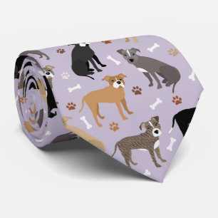 Pitbull Paws and Bones Neck Tie