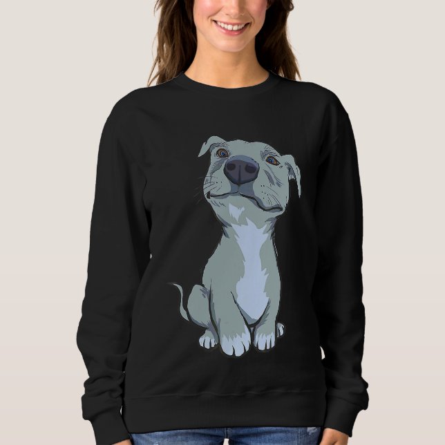 Pitbull Pibble Mum Sweatshirt (Front)