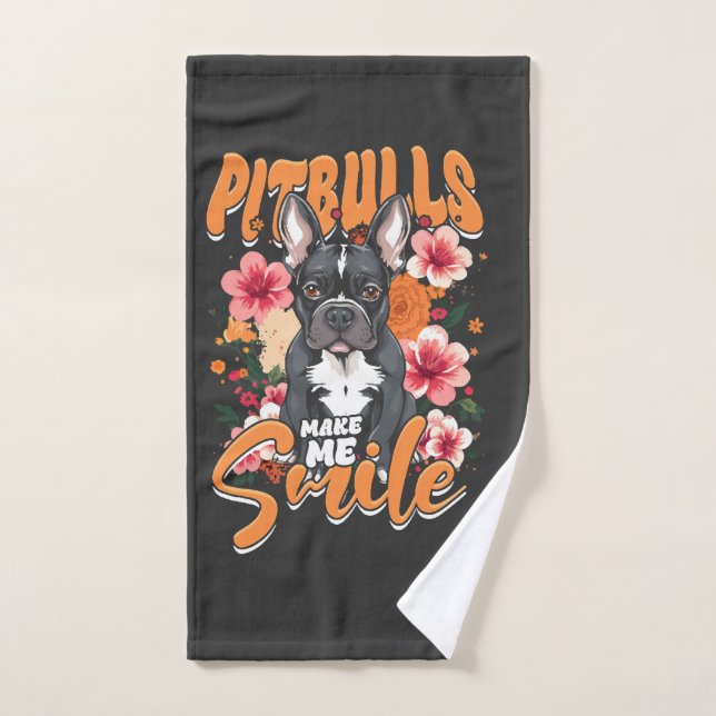 Pitbull Pitbulls Hand Towel (Hand Towel)