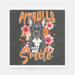 Pitbull Pitbulls Napkin