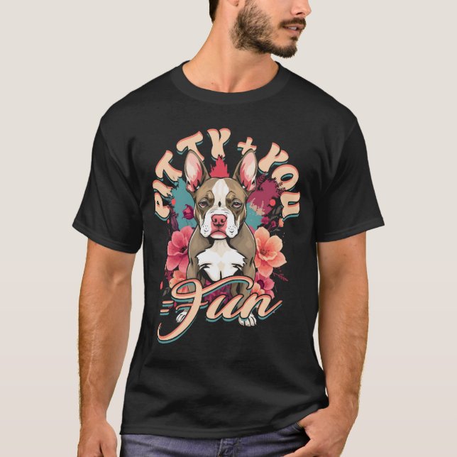 Pitbull Pitbulls Pitty + You = Fun T-Shirt (Front)