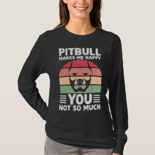Pitbull  Pittie Dad Puppy Dog Mom Ladies Pit Bull  T-Shirt