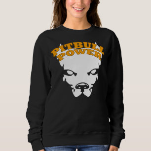 Pitbull Power Fight Dog Kickboxing Boxing Mma Mens Sweatshirt