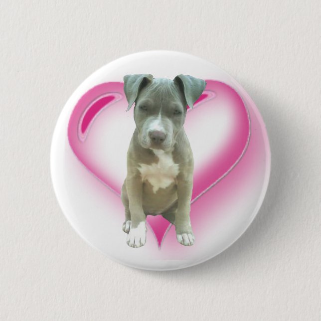 Pitbull puppy button (Front)