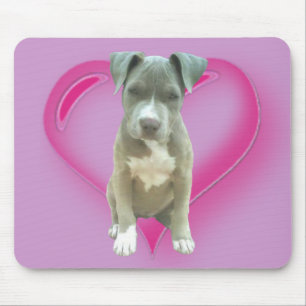 Pitbull puppy mousepad