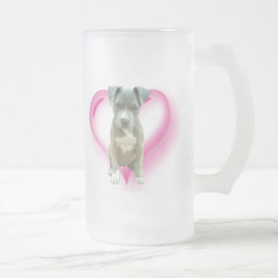 Pitbull puppy tall mug