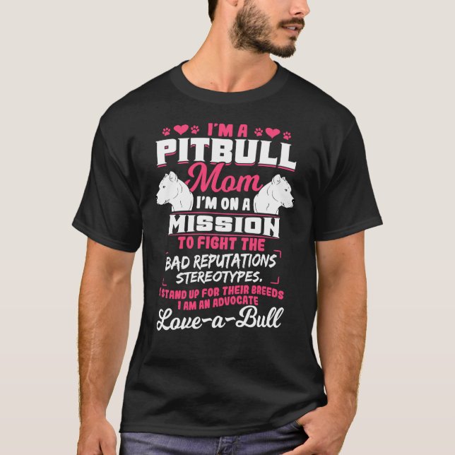 Pitbull Quote T-Shirt (Front)