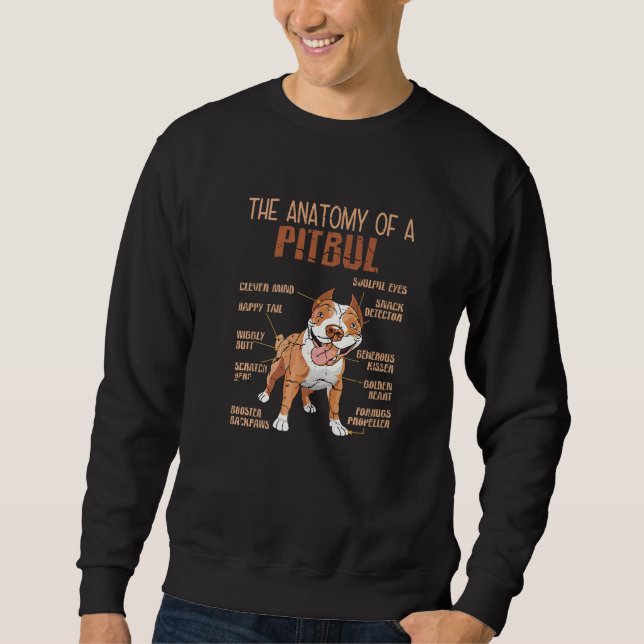 Pitbull Quotes Pitbull Collar Dog Quotes Dog Items Sweatshirt (Front)