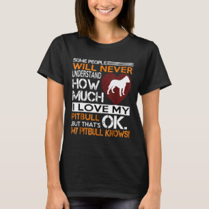Pitbull Shirt I Love My Pitbull